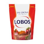 Sal, gruesa cocina, doypack con cierre 1kg $ 590 por kilo Marca: SAL LOBOS